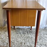 Scandinavian style desk in blond teak – 60s/70s