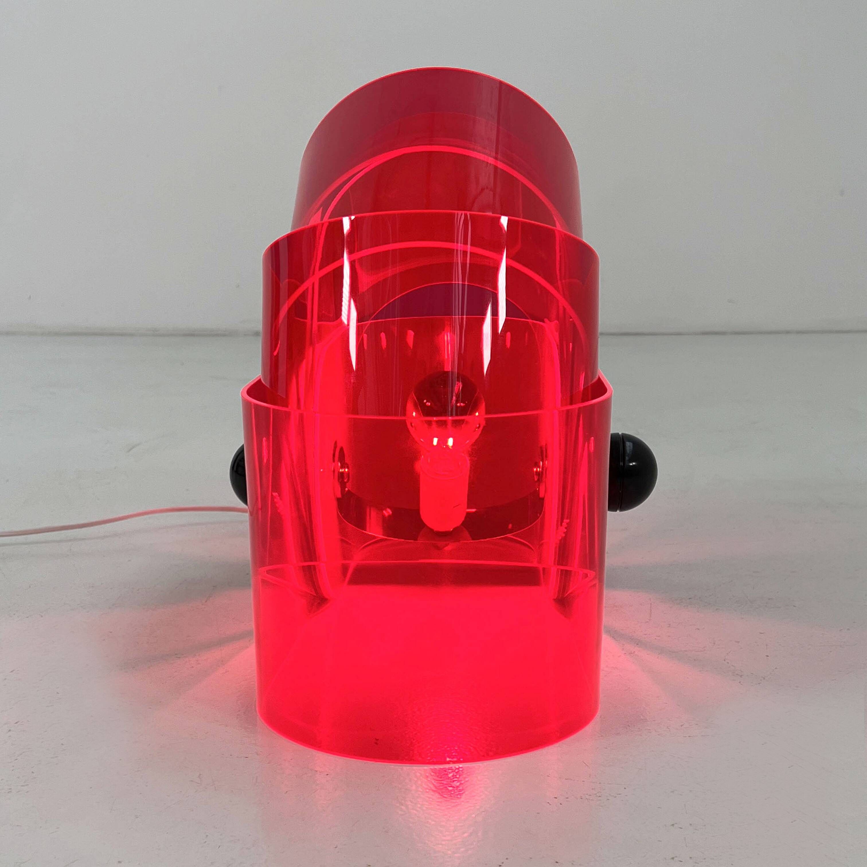 Lampe Gherpe Rose par Superstudio pour Design Centre Poltronova, 1968