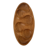 Large designer tray in solid teak - Laur Jensen, Denmark 1970