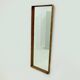 Large Scandinavian Rectangular Rosewood Mirror 1960s