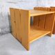 Pair of vintage pine bedside tables 70s 80s