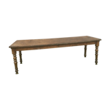 Farmhouse table in pine and beech