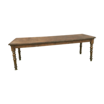 Farmhouse table in pine and beech