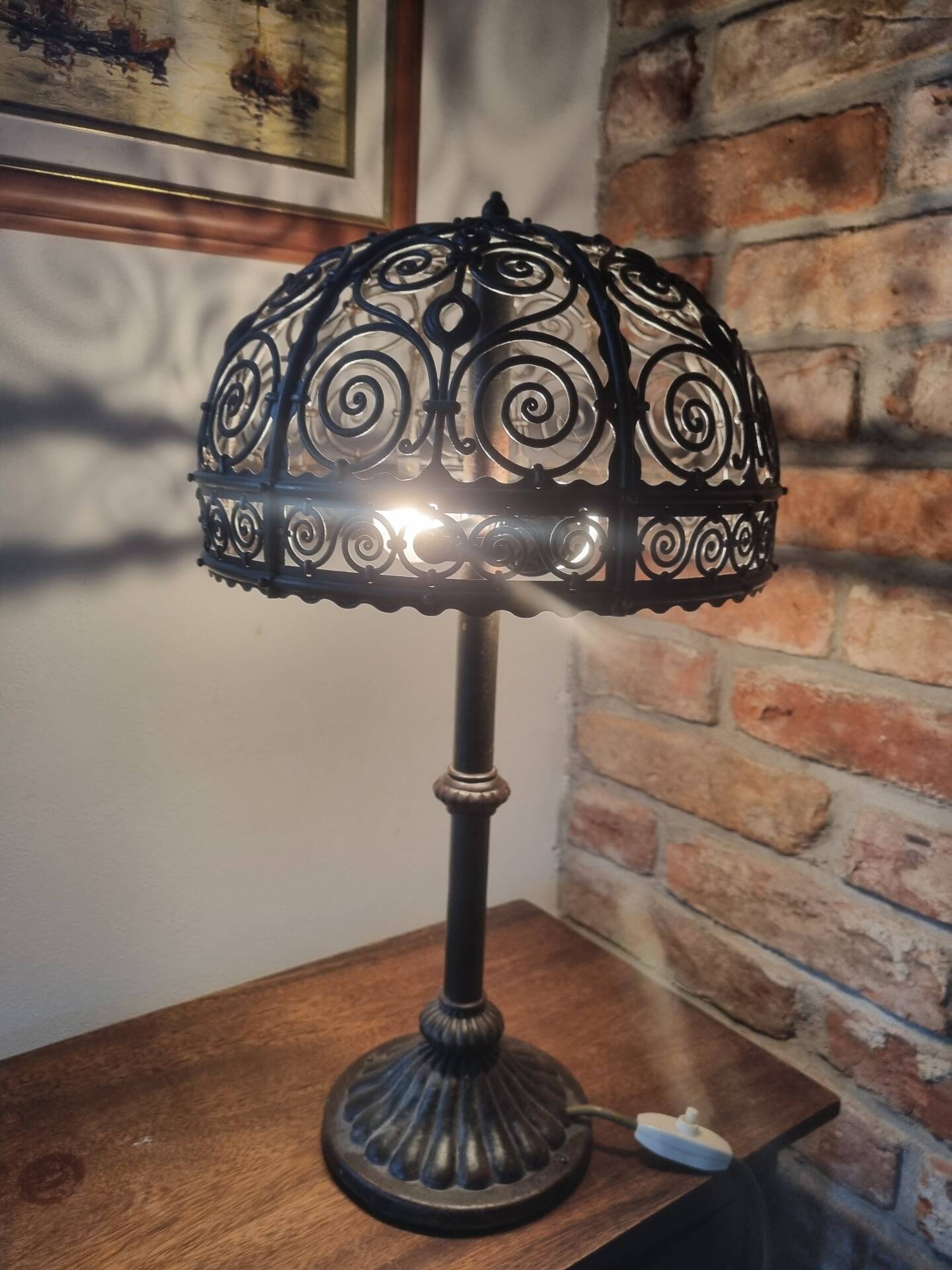 Art deco lamp from 1920s