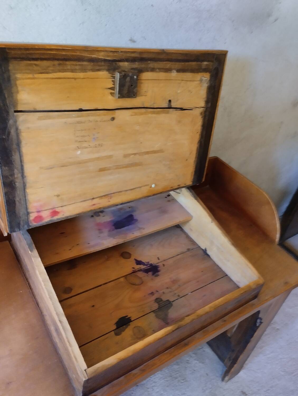 Original school desk