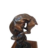 Scultura in Bronzo: "Cavallo in Torsione" - Camillo Catelli