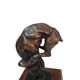 Sculpture en bronze : "Cheval en torsion" - Camillo Catelli