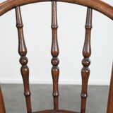 Set of 4 vintage bistro chairs Jacob & Josef Kohn Wien with a wicker seat