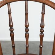 Set of 4 vintage bistro chairs Jacob & Josef Kohn Wien with a wicker seat