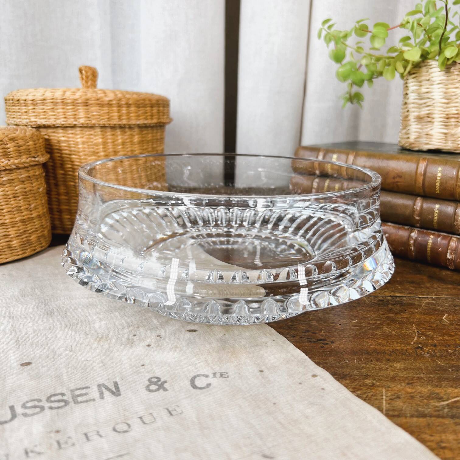 Large Nachtmann “Europa” crystal bowl