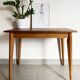 Vintage oak dining table from the 50s