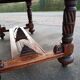 Table - Carved solid oak desk