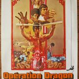 Enter the DRAGON - original movie poster - Bruce Lee - 60 x 80