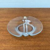 Vintage Danish glass bowl by Holmegaard, 1970s.