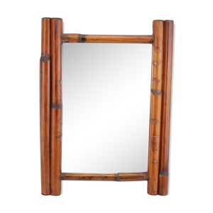 Miroir rectangulaire en bambou