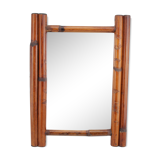 Rectangular mirror bamboo 40 x 29cm