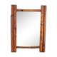 Miroir rectangulaire en bambou 40x29cm