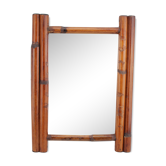 Miroir rectangulaire en bambou 40x29cm