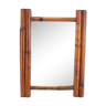 Rectangular mirror bamboo 40 x 29cm