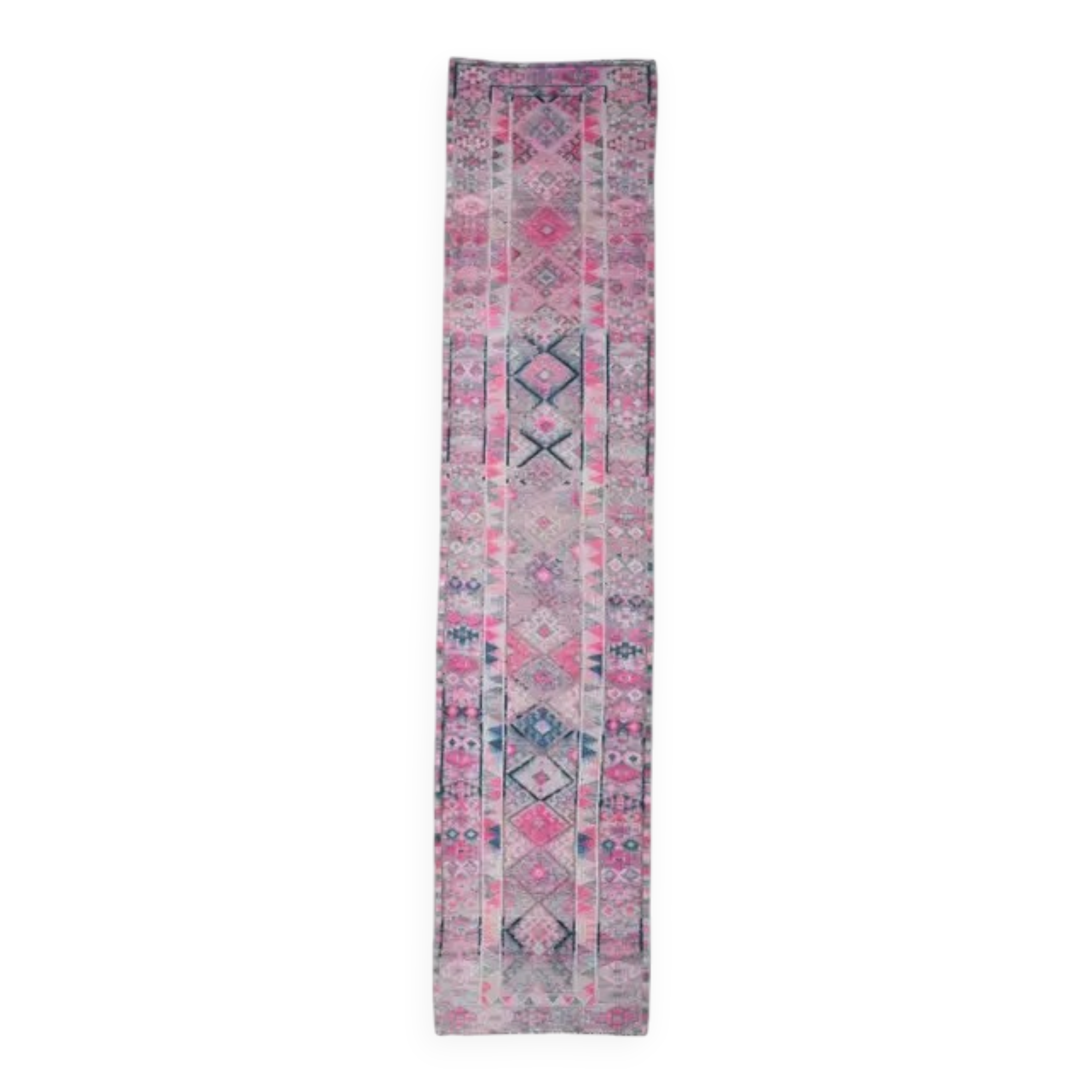 Vintage Turkish Oushak Handmade Runner 86x406 cm