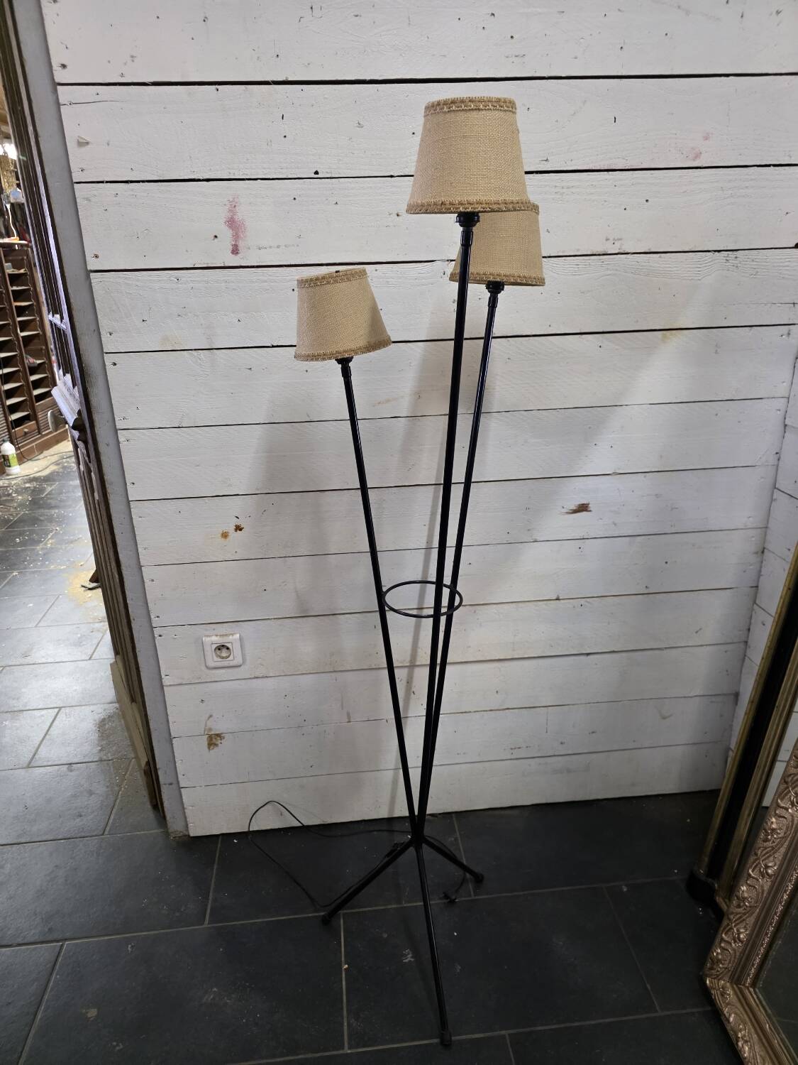 1960s tripod floor lamp