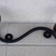 Coat rack with two hooks