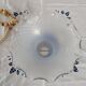 Vintage worked glass lampshade