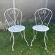 Wrought iron chairs