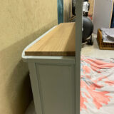 Art Deco console in oak