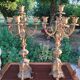 Pair of bronze candelabra nineteenth century