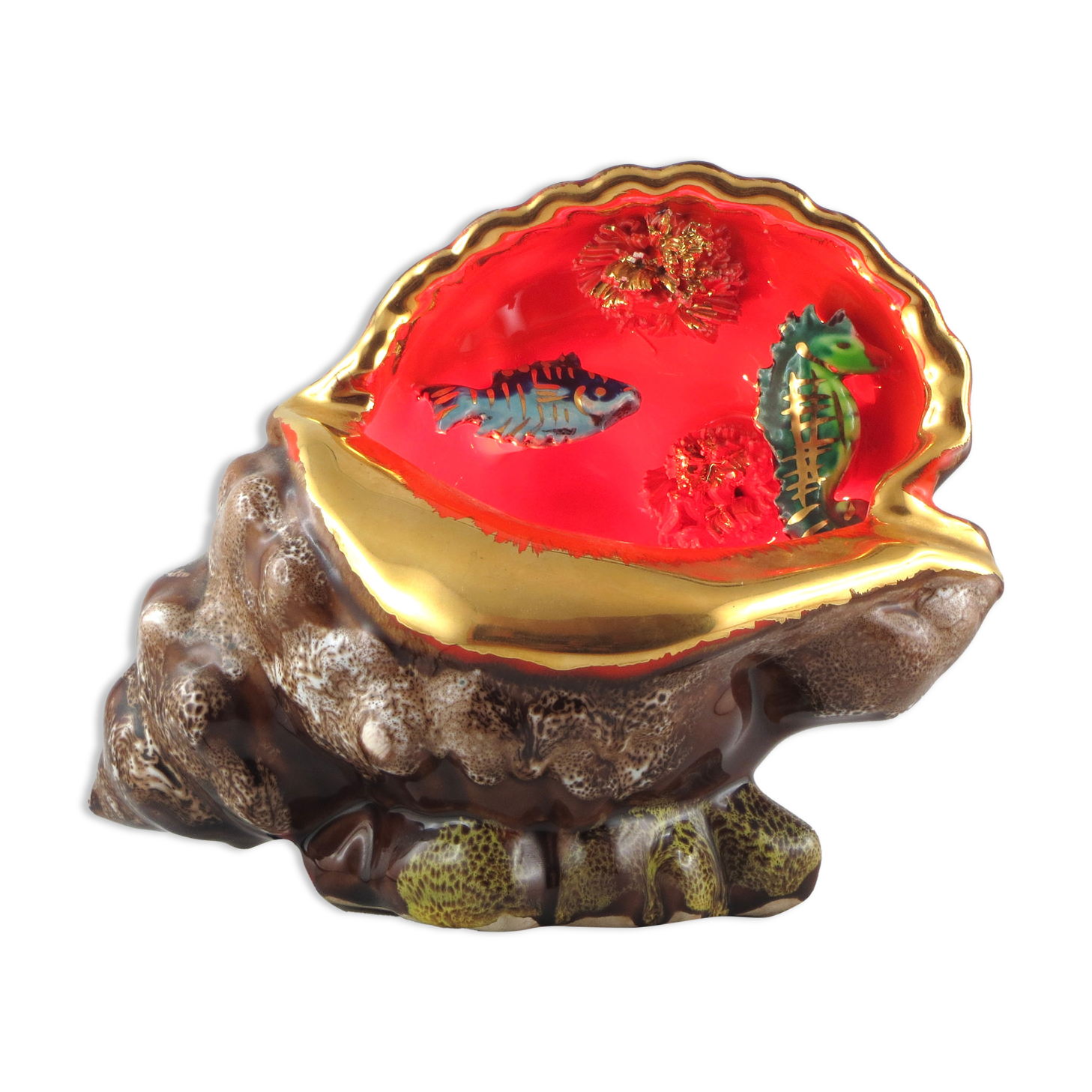 Mold, night light large ceramic Vallauris vintage 60/70