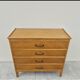 Commode vintage pieds compas 4 tiroirs 1950s