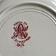 Lot de 5 assiettes plates Terre de fer Ste Amandinoise Iris