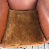 Pair of club armchairs