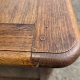 Solid oak jam jar