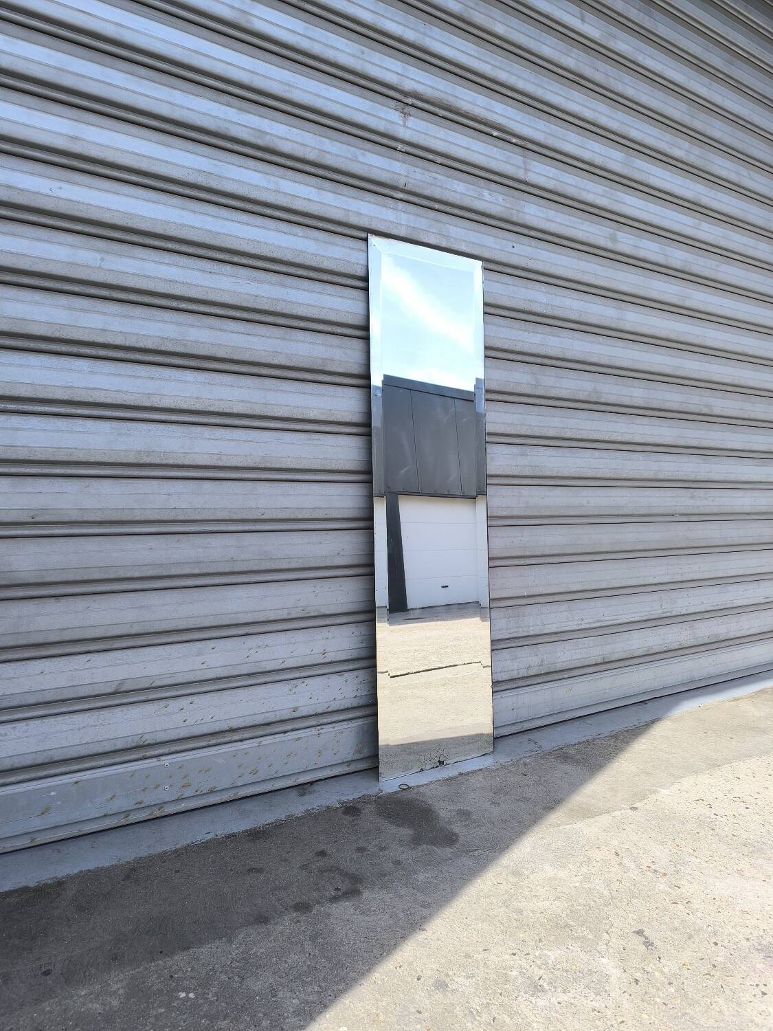 Art Deco Beveled Mirror 123 x 36