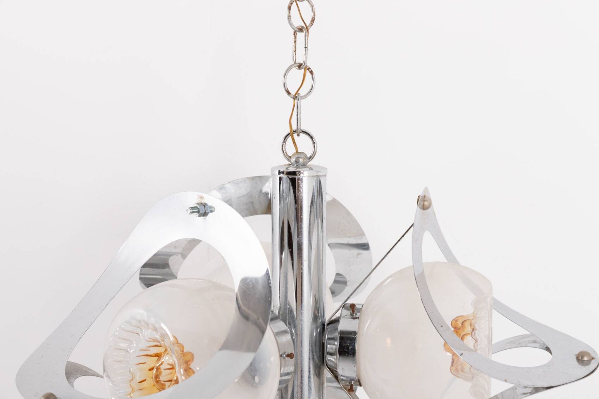 Sculptural Italian Modern hanglamp from Mazzega, 1970’s