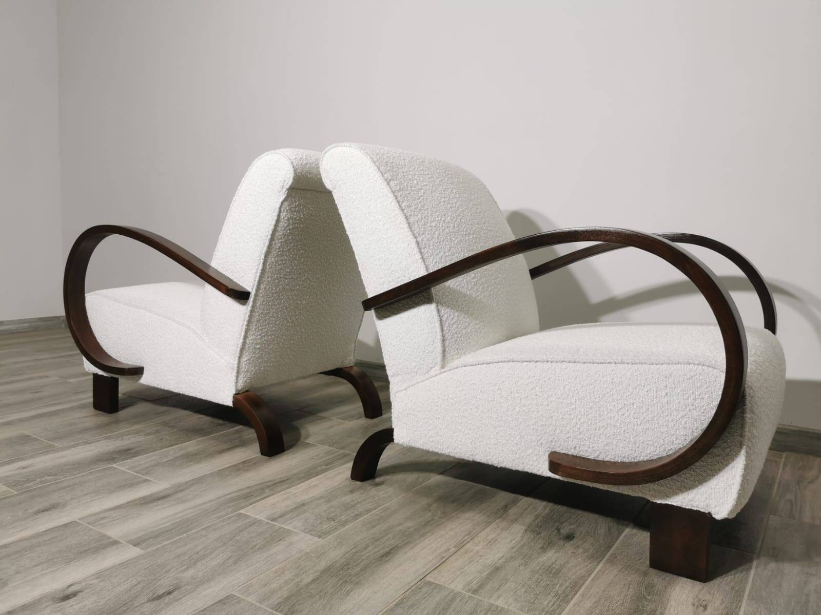 Armchairs by Jindrich Halabala, 1940s