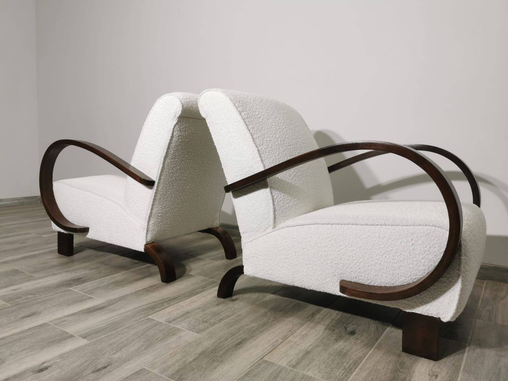 Armchairs by Jindrich Halabala, 1940s