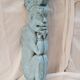 Ancienne potence sculptée en singe en teck