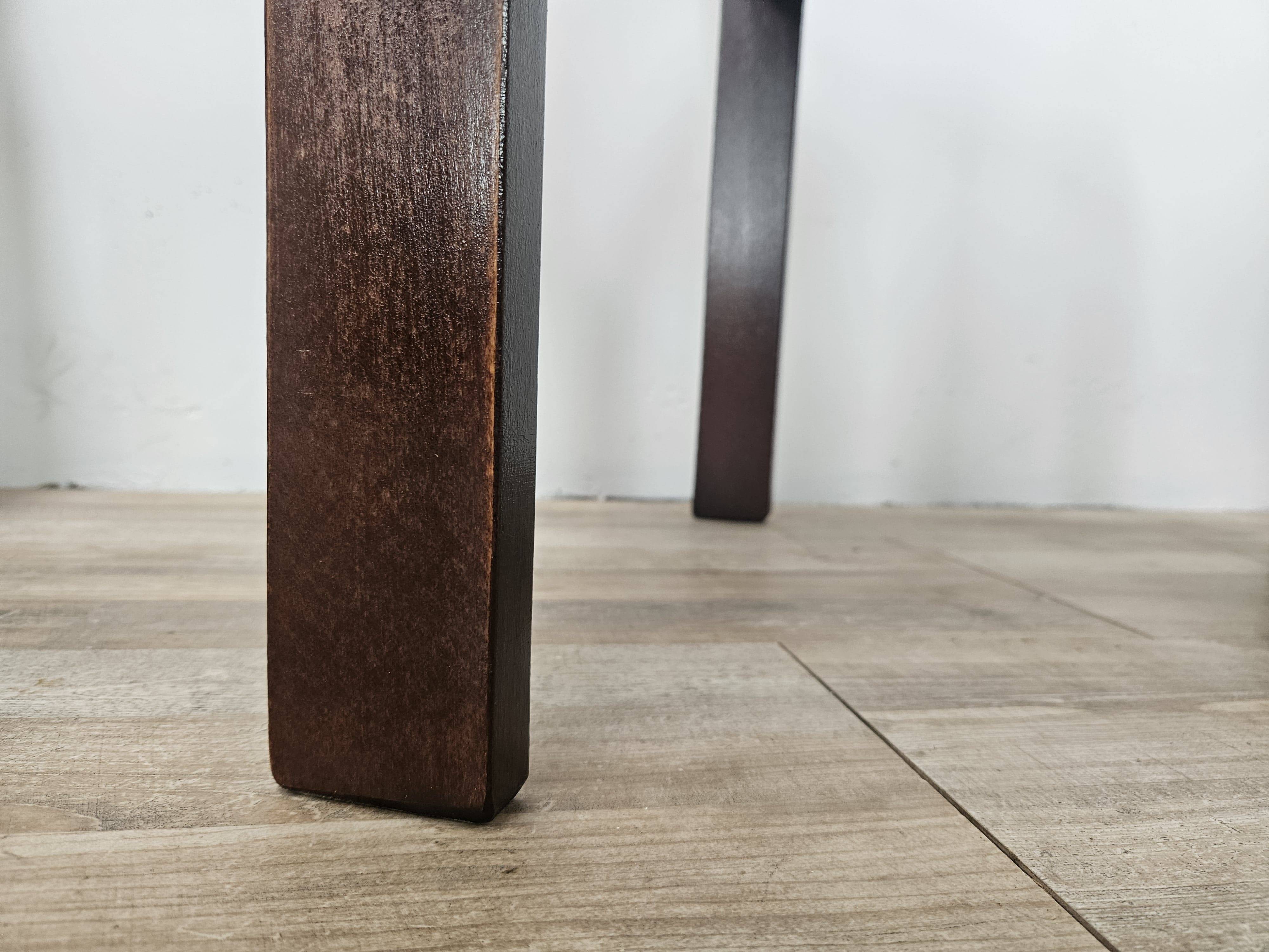 Chaises de salle à manger des années 70 en hêtre et tissu Space Age