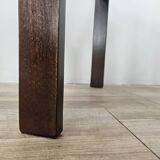 70s chairs for dining room in beech and Space Age fabric