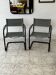 Duo of designer chairs attributed to Matteo Grassi