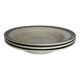 3 old ironstone soup plates