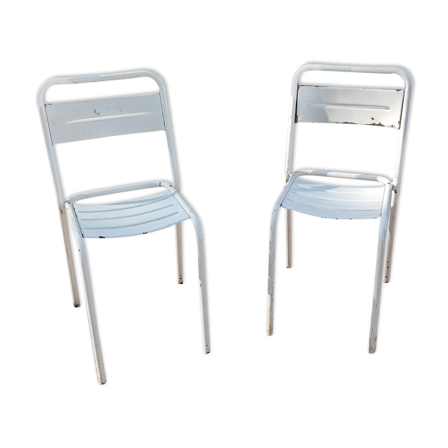 2 Chairs Tolix Garden Chairs