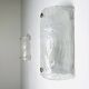 Murano Ice Frosted Glass Wall Lamps By Kalmar Franken, Austria Circa 1960S