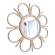 Plastic flower mirror