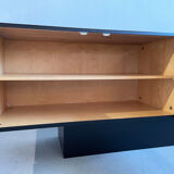 Mid century modern sideboard credenza brazilian rosewood veneer