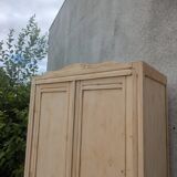 Natural wood cabinet