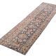 2x7 Navy Blue & Red Persian Runner Rug, 60x208Cm